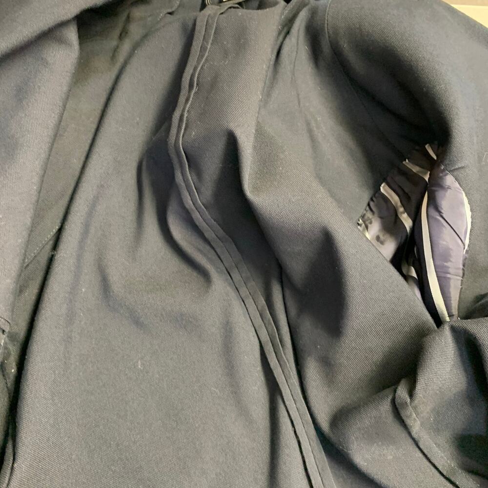 BURBERRY LONDON Size 42 Navy Cotton Blend Notch Lapel Sport Coat - Picture 11 of 13